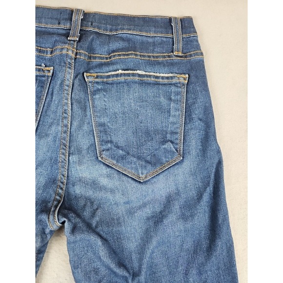 Judy Blue Jeans Women's 7/28 Dark Straight Slim Blue Denim Style 8390 USA - Picture 10 of 12